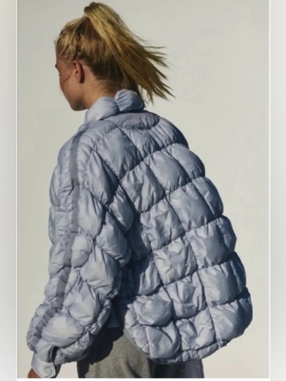 ▪️NWT Free People Pippa Scrunchy Glossy Packable Puffer Jacket - Picture 2 of 10